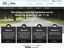 Tablet Screenshot of dijle-en-nete.be